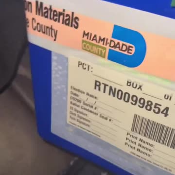 Dade County, Miami Florida — A Box Full of Ballots were found on the Side of the Road 🤦🏻‍♂️