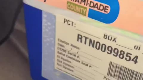 Dade County, Miami Florida — A Box Full of Ballots were found on the Side of the Road 🤦🏻‍♂️