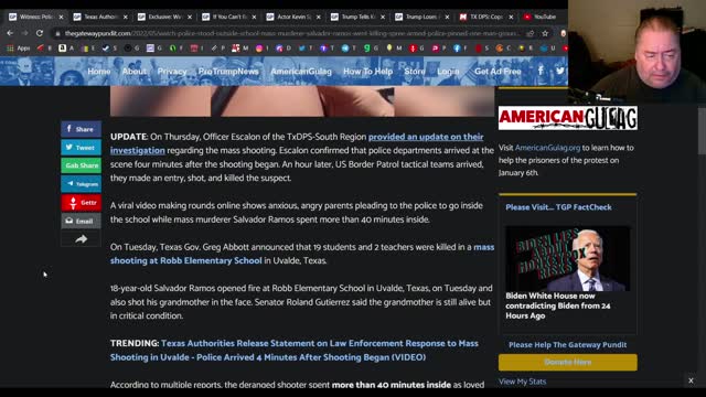 Why did the police just stand by while the shoot was in the school