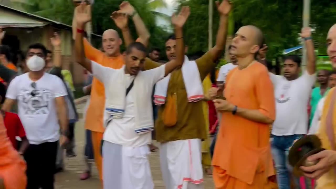 Harinam Sankirtan at Iskcon Mayapur, India July 2024