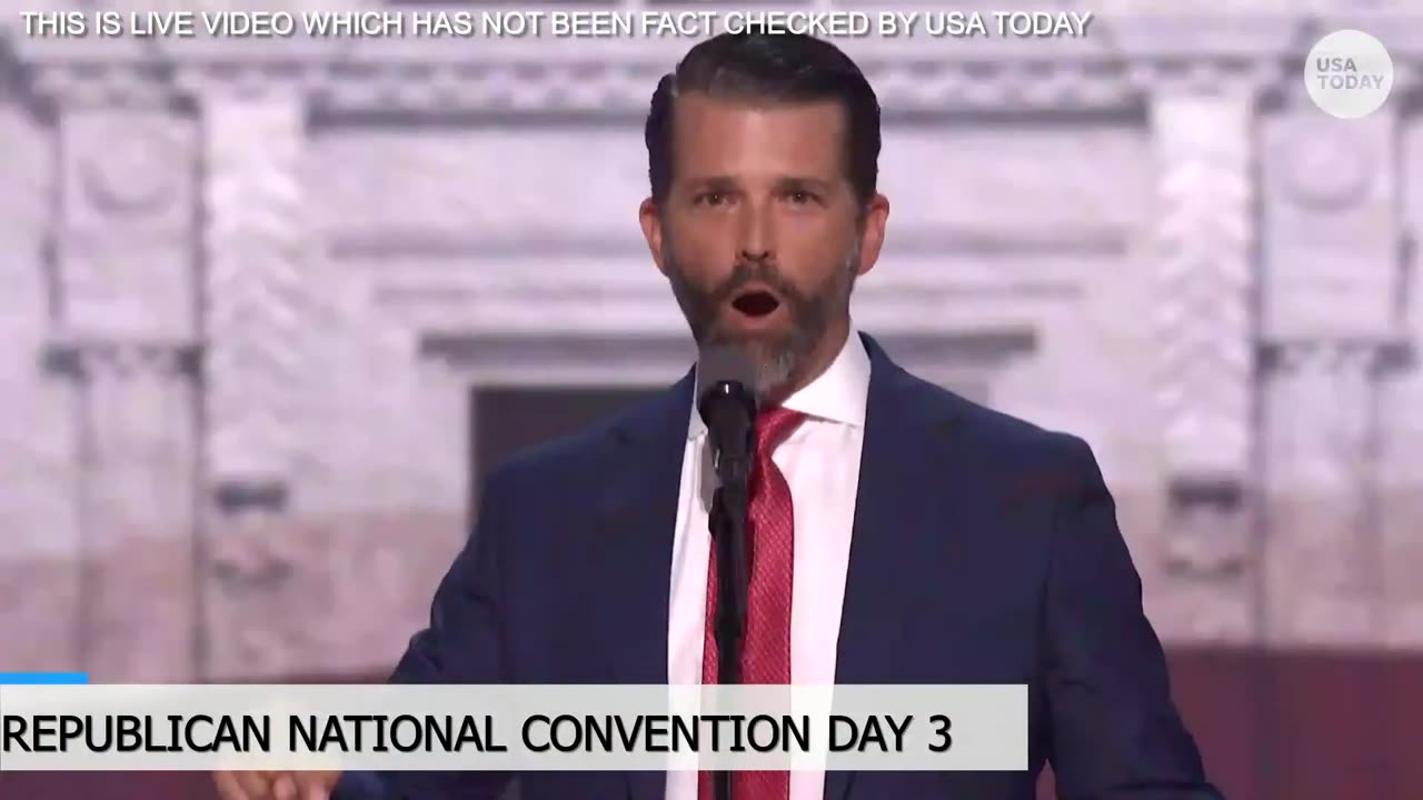 Donald Trump Jr. full speech at RNC, campaigns for father for president in 2024