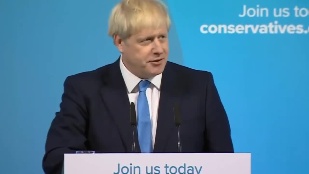 Boris Johnson victory Speech