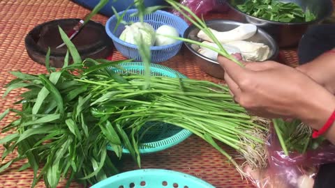 Cambodian Kitchen for family || Vegetarian Compilations.