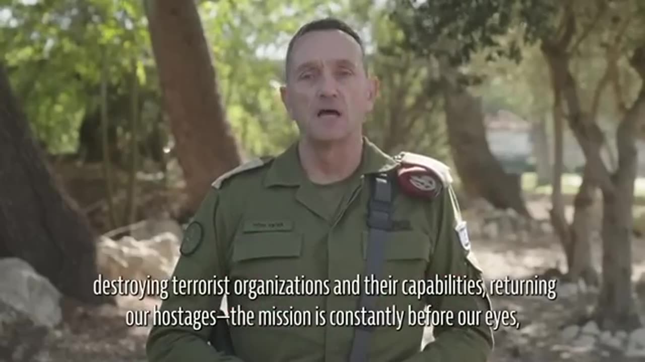 Statement from IDF Chief of the General Staff Regarding the Elimination of Hassa