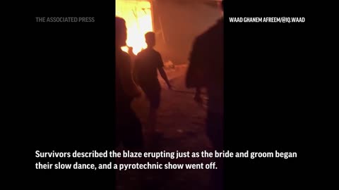 IRAQ WEDDING FIRE