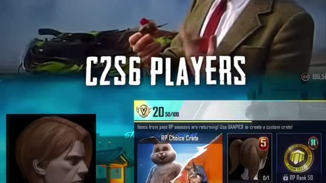 311_ C2S6 Players vs S4 Players -- (S4 Hair) Pubg Mobile _shorts