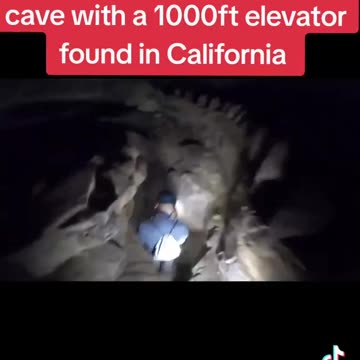 Secret Underground Tunnel Cave with 1K Feet Elevator Found in California