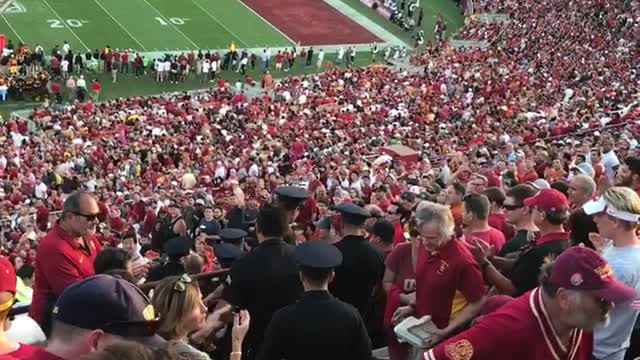 Texas Fan Tazed and Arrested