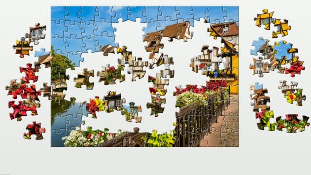 Puzzle. City of Colmar France.