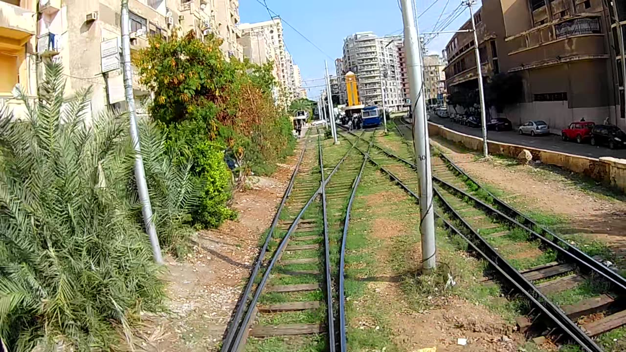 Tram surfing with the locals with roof view. The children here have an amazing childhood.