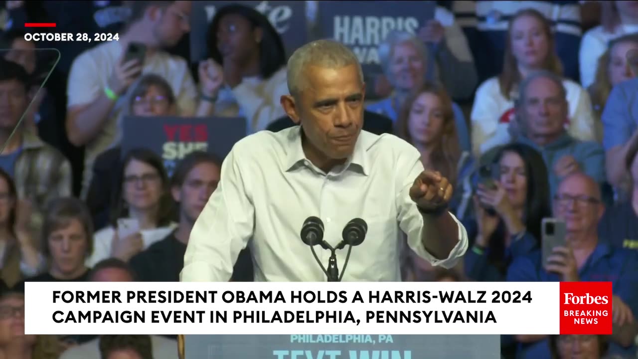 FULL EVENT- Obama Does Not Hold Back Making The Case Against Trump At Rally In Philadelphia, PA