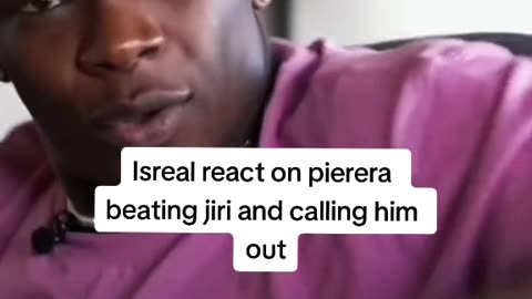 Israel Adesanya react to alex peirera calling him out