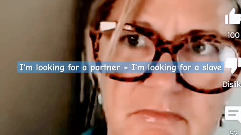 SHITTING ON FEMINISM: "I WOULD LIKE A PARTNER"