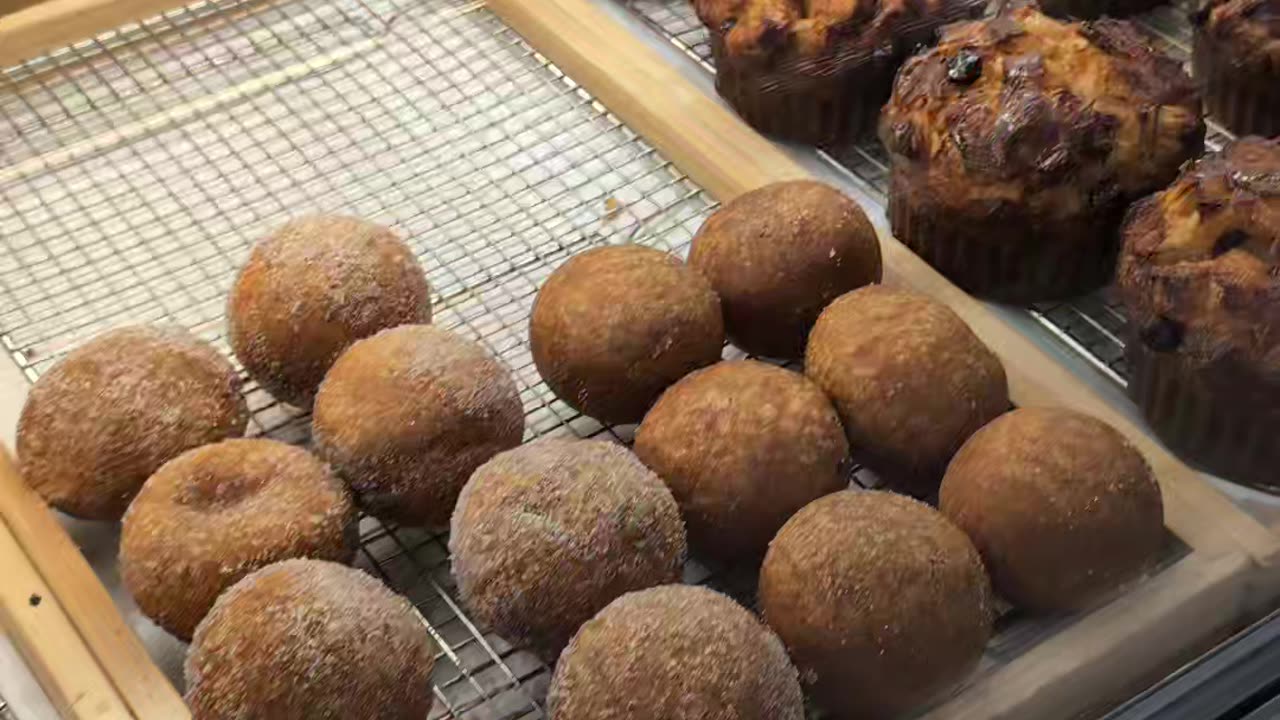 Donuts and more delicious pastry at Paris Baguette!