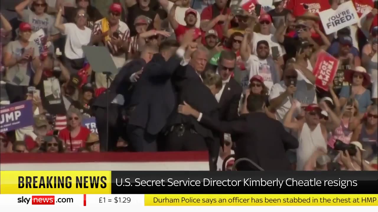 BREAKING: Secret Service director resigns over Trump assassination attempt