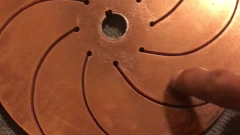 Finished my copper discs