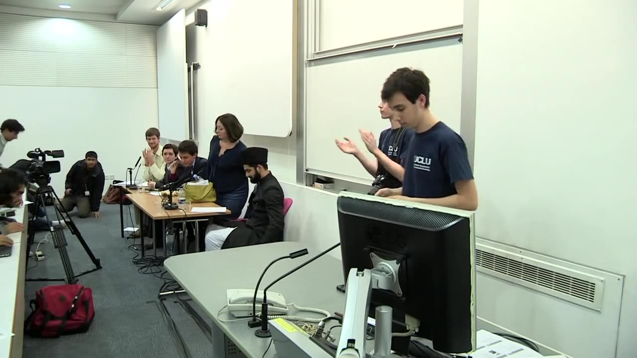 Ahmadi Muslims Debate Sharia Law with One Law for All (Maryam Namazie) at UCL