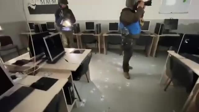 Video da uno dei call center scoperti a Berdyansk