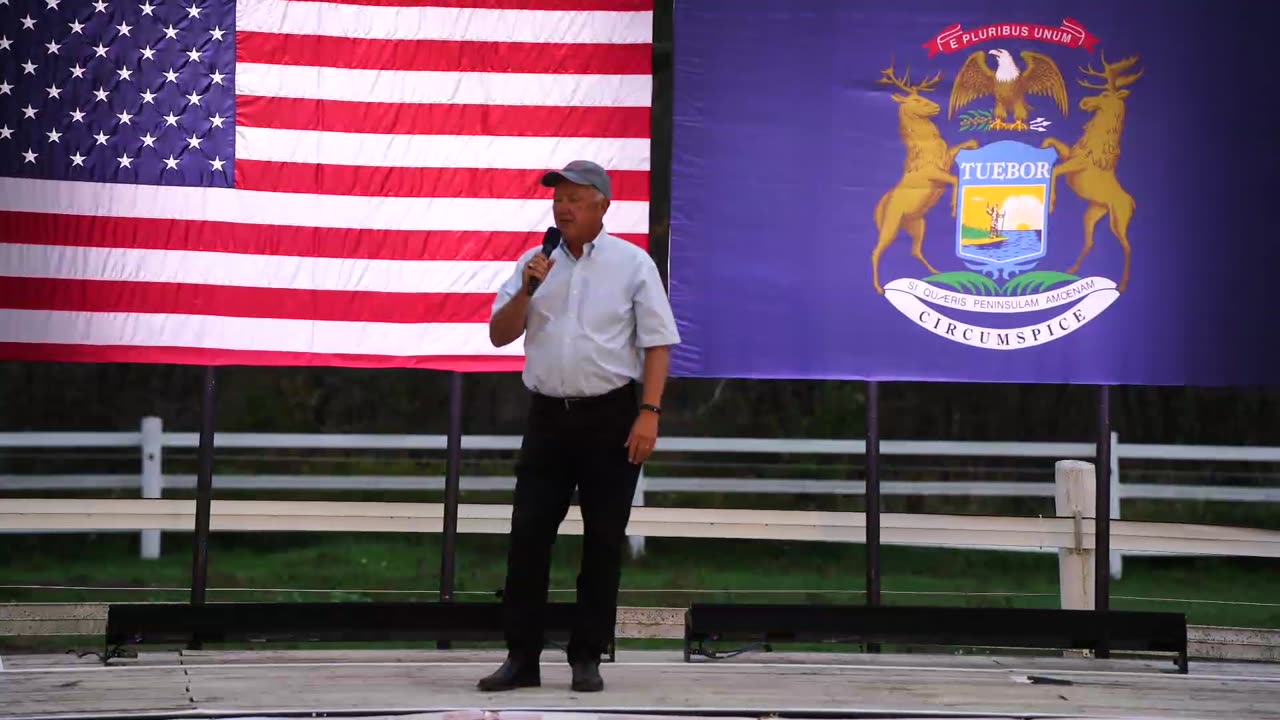 LIVE: Vivek Ramaswamy Campaigns Against Proposed Chinese Battery Plant Near Big Rapids, MI