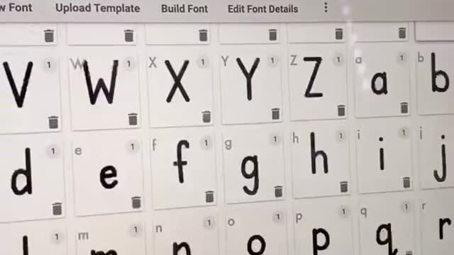 How to make own handwriting font