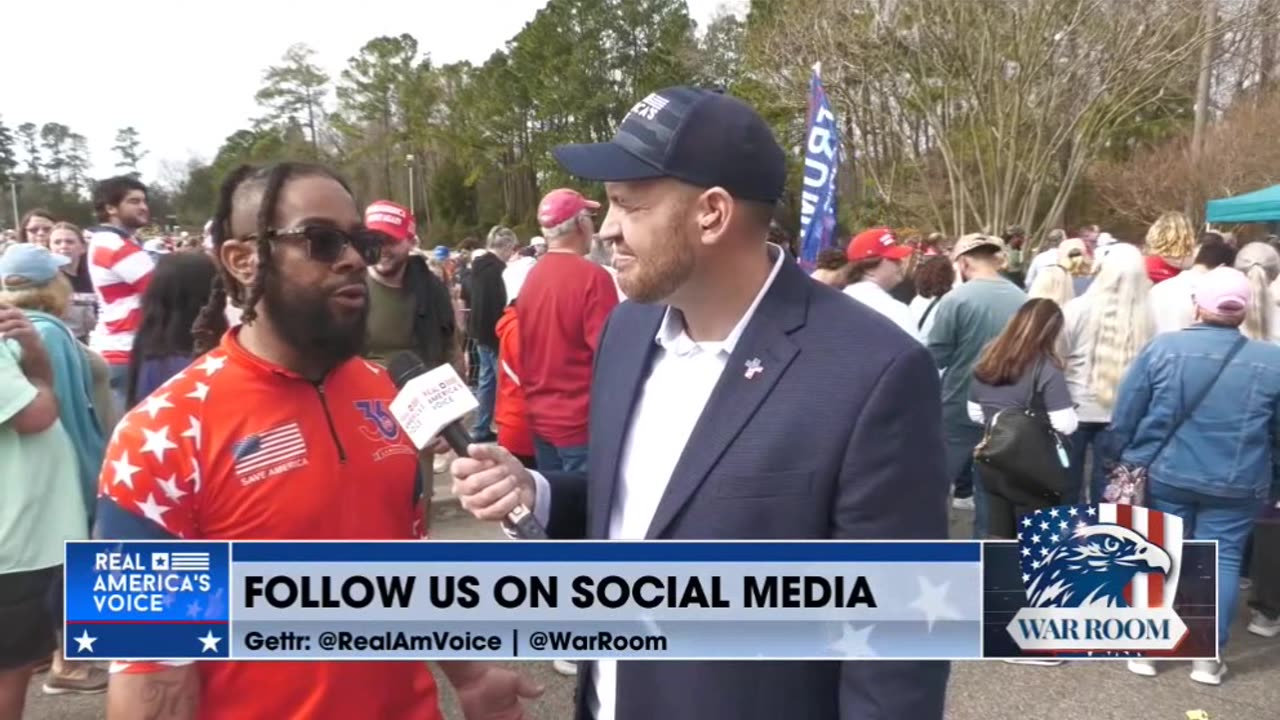 Adrian Robinson Full Interview ( On Steve Bannons Warroom 2/10/24 @ SC Rally )