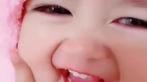 Cute baby smile video short_video