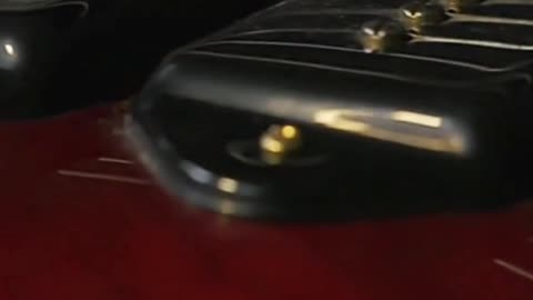 red guitar