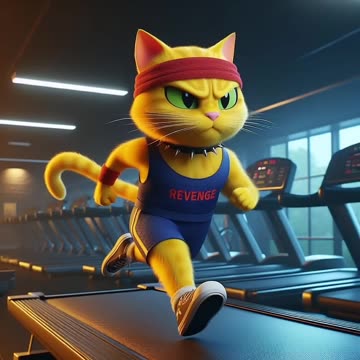 Revenge of father 😭😭 , yellow cat 🆚 white cat