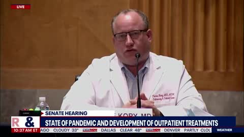 I CAN'T KEEP DOING THIS Pierre Kory from FLCCC pleads for review of data on Senate hearing