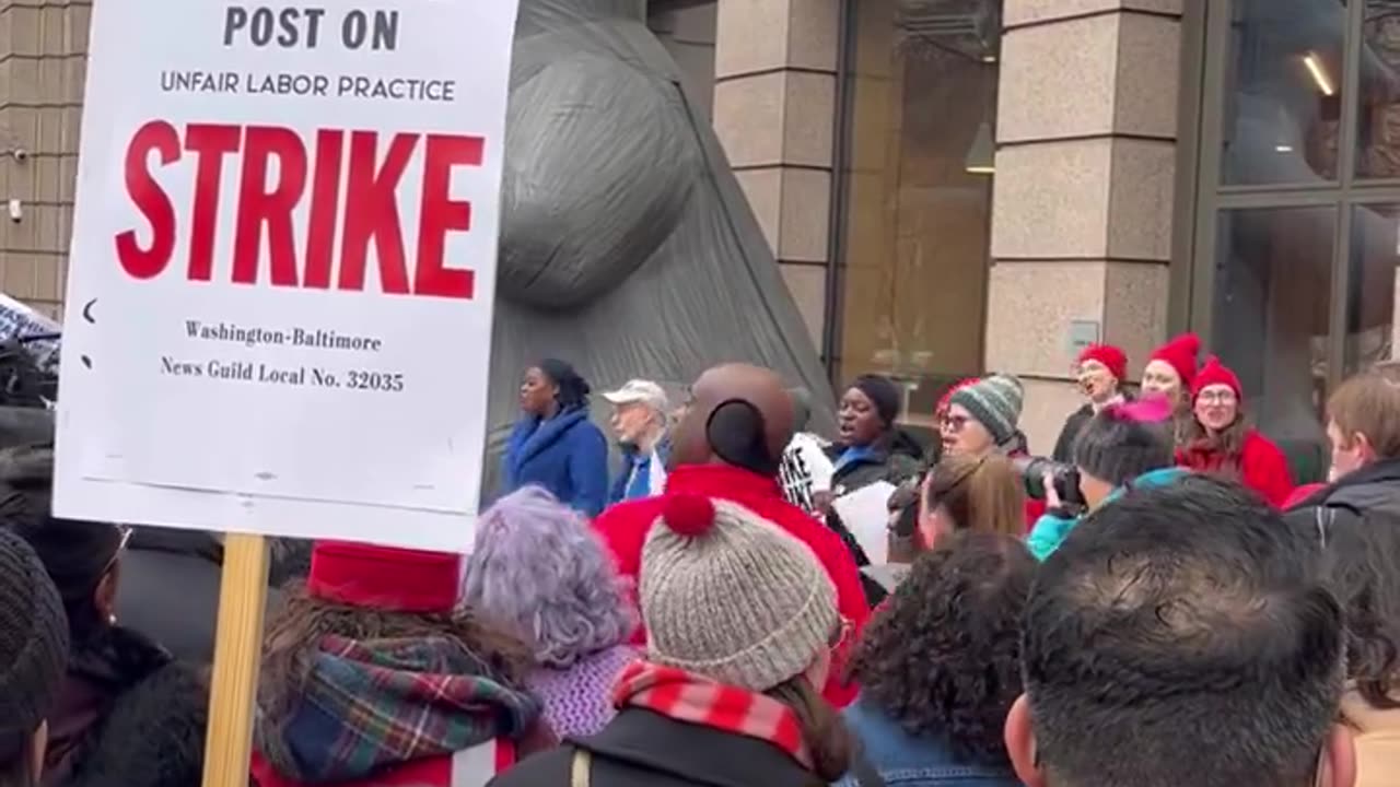 Washington Post Workers Hold Strike Against The Media Giant
