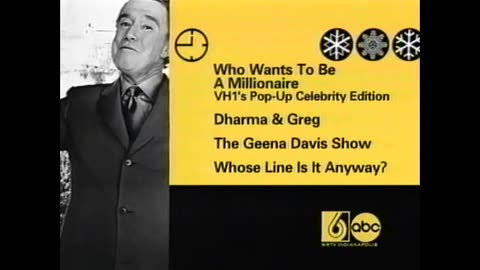 December 26, 2000 - Promo for 'Who Wants to Be a Millionaire' Pop-Up Edition