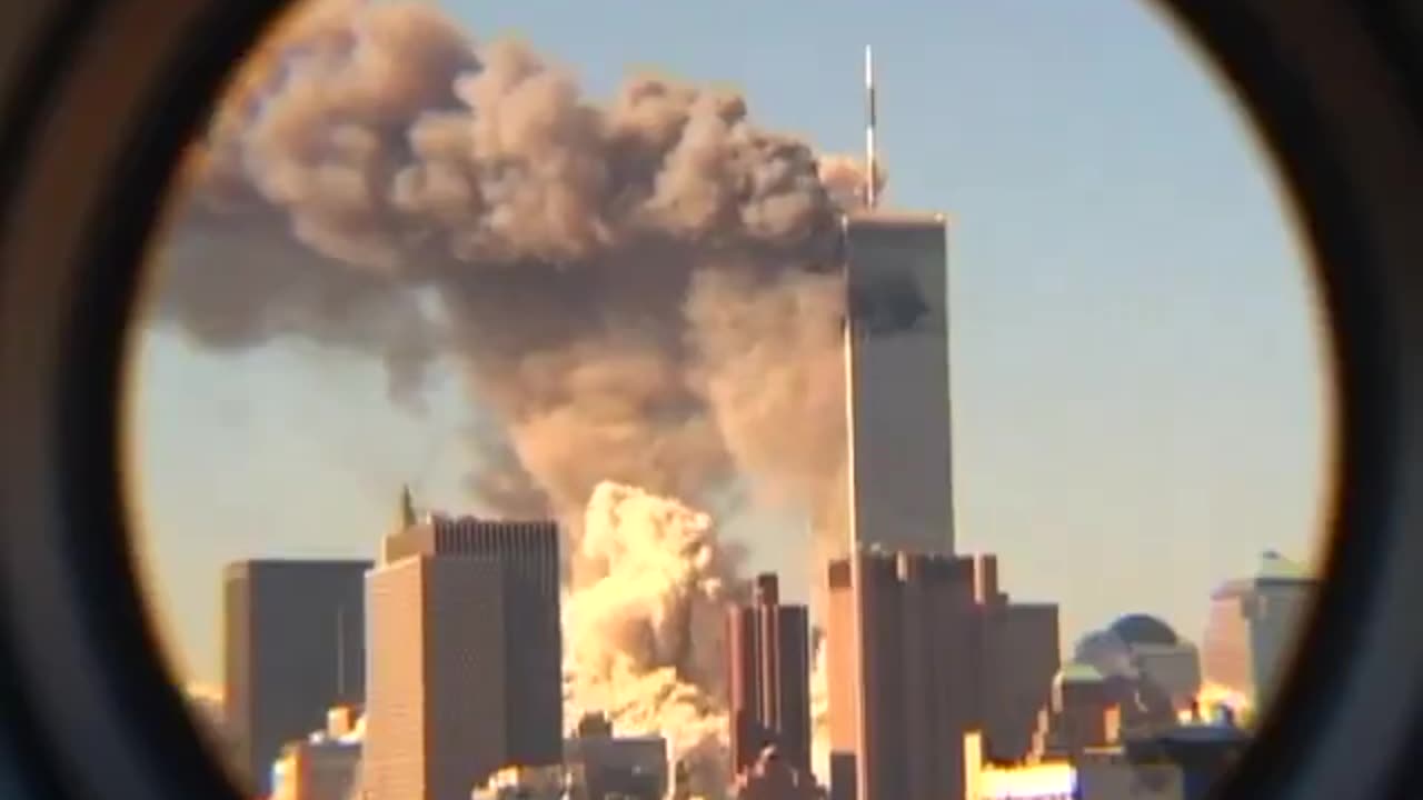 New footage of #9/11 has surfaced 23 years after the attack. #911