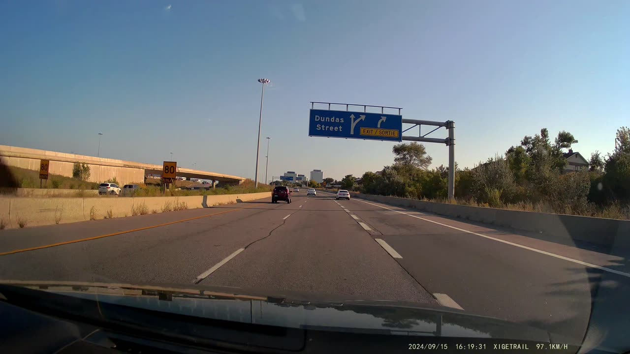 SUV Rear-Ends Car on Toronto Highway