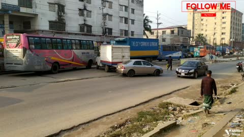 Bangladeshi Dhaka Road video-2021