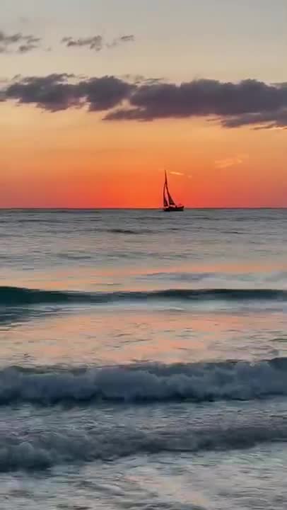 sunset from Nokomis Beach FL