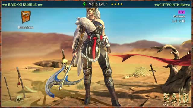 Raid Shadow Legends - Valla - Classic Skin