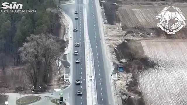 Another Russian convoy is ambushed by brave Ukrainians using chillingly lethal a