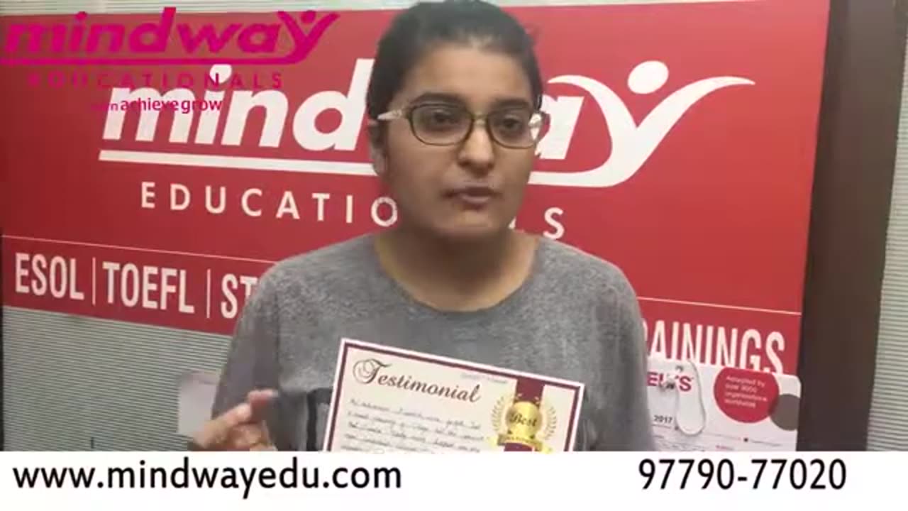 Why do students want to do IELTS from Mindway Educationals?