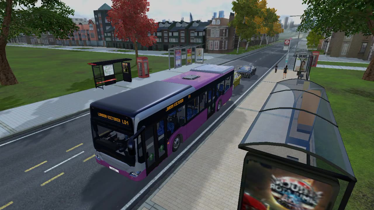 Bus simulator gameplay London route games #bussimulator #simulator #simulatorgames