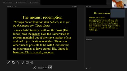 Sunday June 5,2022: Communion Preparation Redemption: The Saving Work of Messiah Jesus