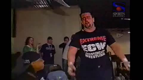 (1996.10.26) Tommy Dreamer vs. Prime Time Brian Lee - Scaffold Match - ECW