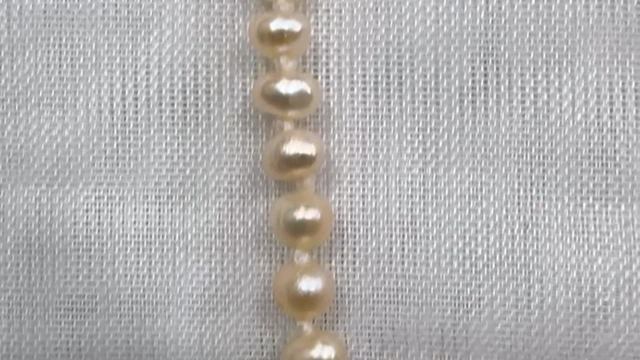 Handmade + Knotting Unique Initial Necklace with Freshwater Pearl, CZ Letter L