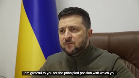 Zelenskiy posted a video of addressing the people and politicians of Cyprus