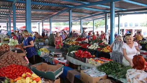 Vegetable Market Clip