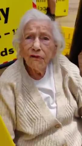 99 Year Old Woman Thinks It's a Hoax!