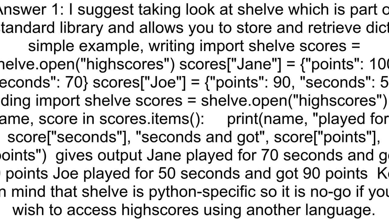 Is there a good way to store very small data in python