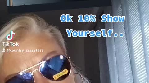 Okay show yourself show the support for your 10%