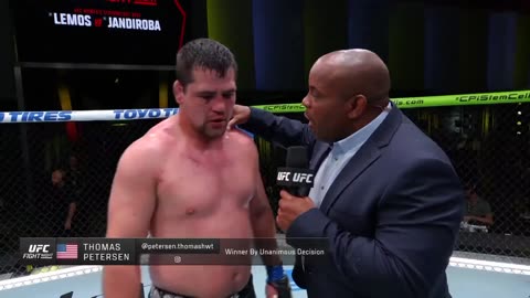 UFC : Thomas Petersen Octagon Interview