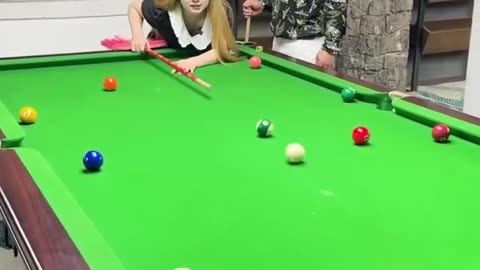 Dont mess with boss on pool table