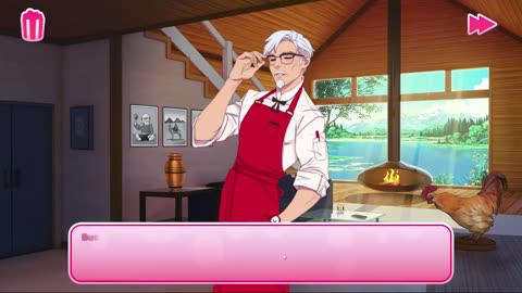 I love you Colonel Sanders Dating Gameplay